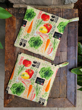 Load image into Gallery viewer, Hot Pad Set - Set Of Two - Vegetables - Hot Pads - Trivet
