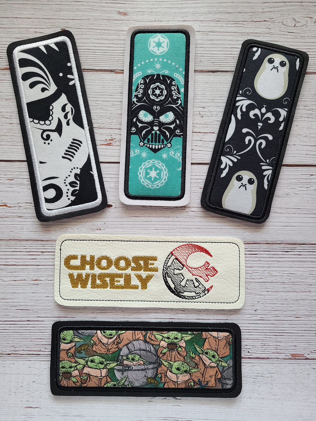 Embroidered Bookmarks - Geeky - Nerdy - Snarky - Silly - Whitty - Funny Bookmarks - Choose Wisely