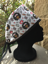 Load image into Gallery viewer, Unisex Scrub Cap - Celebrating Diversity Unisex Scrub Cap - Surgical Cap - Women Of Color - Nurses Hat - Doctors Hat
