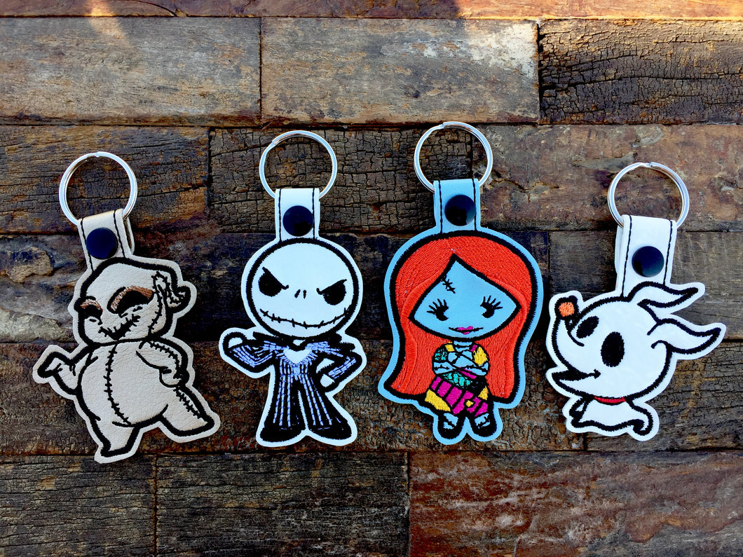 Key Fobs Inspired By Christmas Nightmares - Keychains - Backpack Decoration - Bag Bling