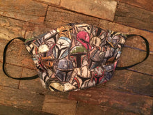 Load image into Gallery viewer, Face Masks - Face Mask Made With Bounty Hunter Inspired Fabric - Multi-Layered Face Covering - Multi-Colored
