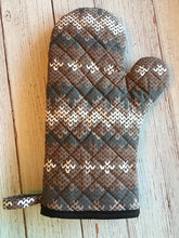 Load image into Gallery viewer, Oven Mitt - One Oven Mitt Made With Bernie Inauguration Mittens Inspired Fabric
