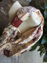Load image into Gallery viewer, Infinity Scarves - Infinity Scarf Made With Licensed Witch And Wizard Map Fabric
